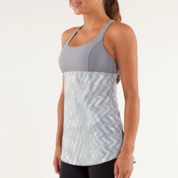 Lululemon Venus Tank Grey Women’s Size 10 - Picture 1 of 8